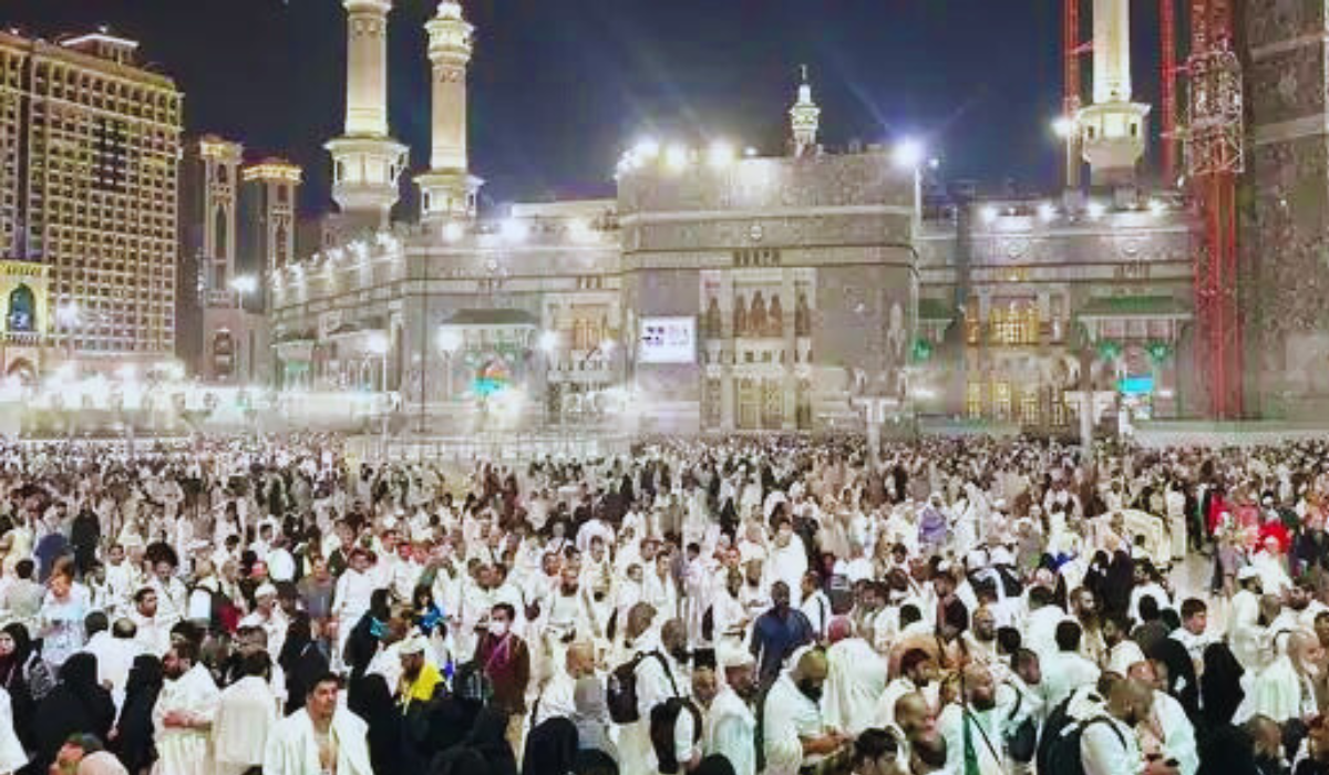 Pilgrims at Hajj 2024